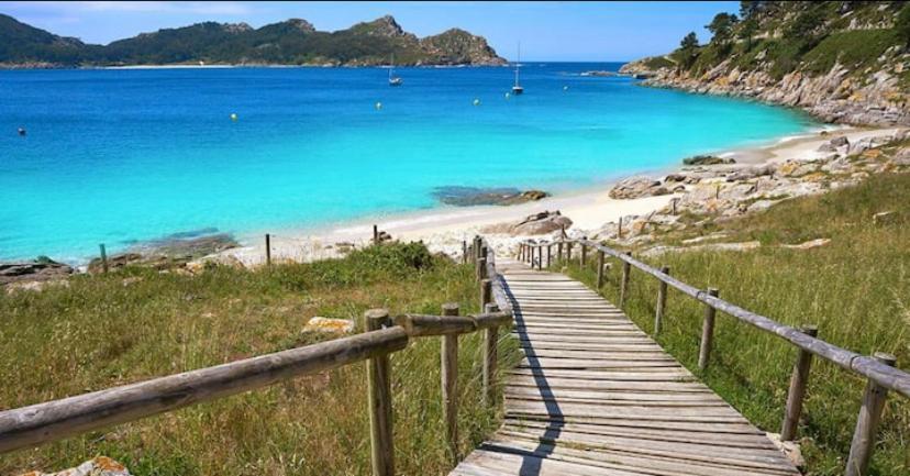 Atico En Moana- Playa A Xunqueira, A 15 Min De Vigo Apartment Ngoại thất bức ảnh